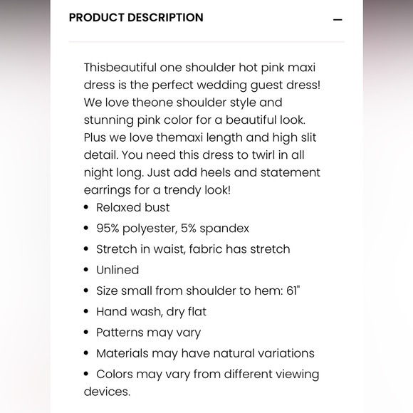 Found My Forever Pink One Shoulder Maxi Dress - Picture 5 of 13